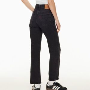 Levi's ribcage straight ankle jeans
